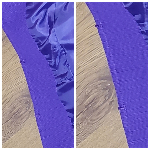 Evan Picone Jacket Blazer Open Front Career Essentials Hook Eye Purple NWT Sz10 - Picture 12 of 12